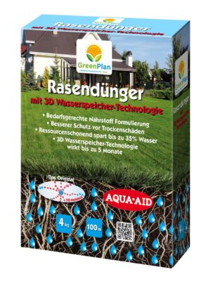 Rasendünger nawóz do trawników długodziałający z technologią magazynowania wody 3D 4kg