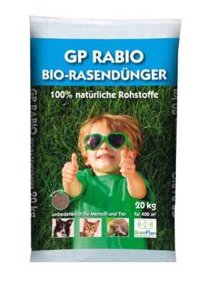 Nawóz do trawników bio 100% Naturalny GP Rabio Bio-Rasendünger 20kg